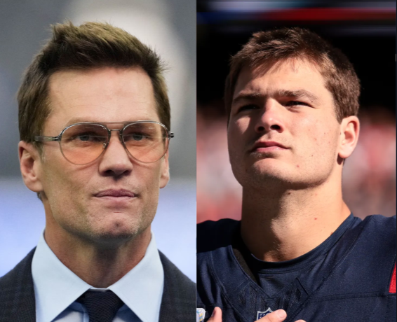 New Patriots Icon Drake Maye Defends Legend Tom Brady Amid Calls to Tear Down His Statue at Gillette Stadium Following Recent Controversies