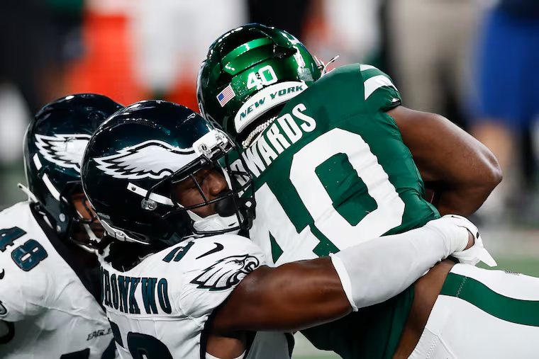 Eagles LB Suffers Torn Triceps, Out for the Season, per Source