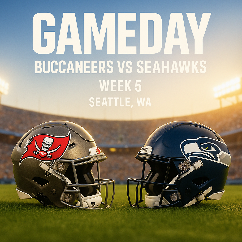 GAMEDAY: Buccaneers vs Seahawks — Week 5 full preview (time, TV, key tactical battles)