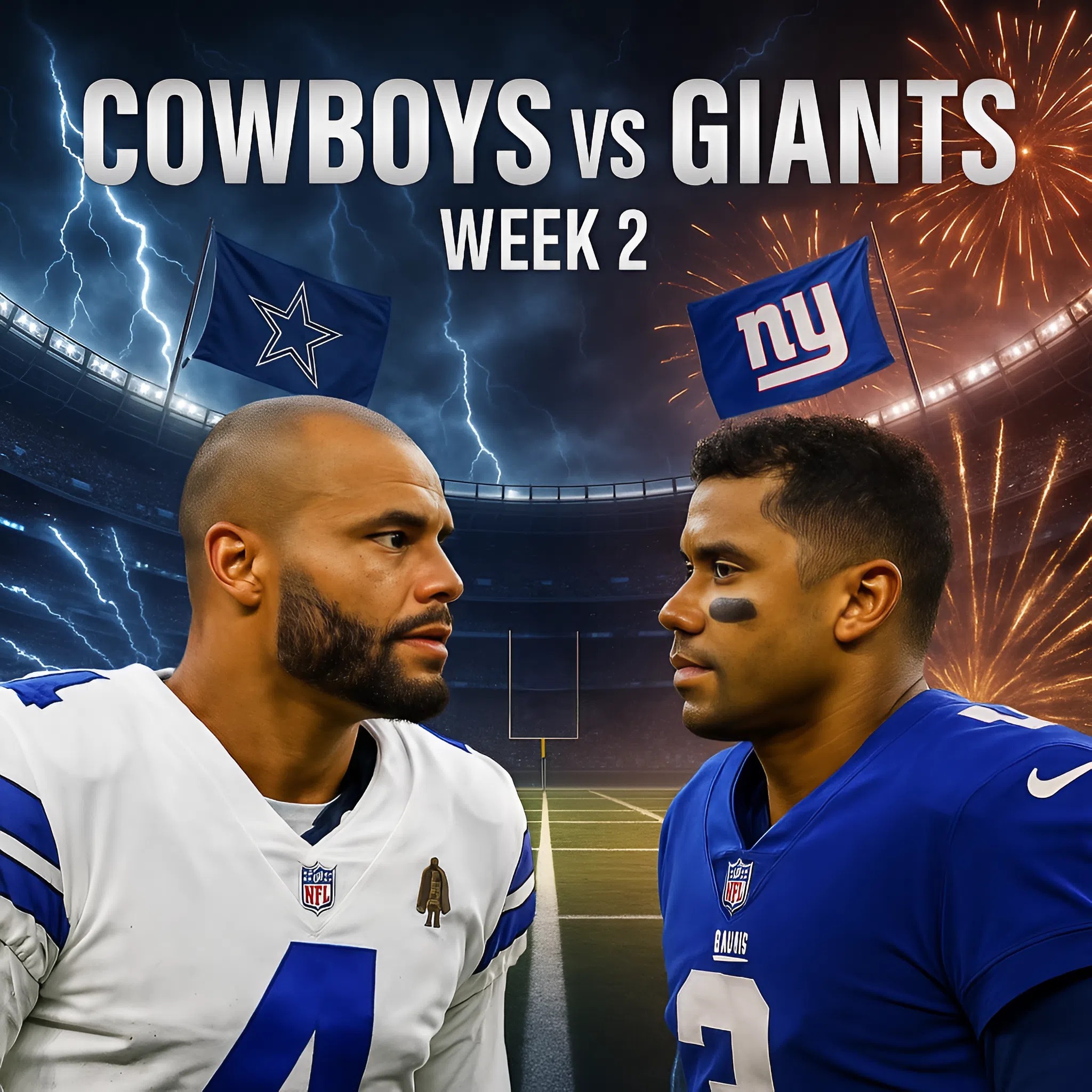 How to Watch Cowboys vs. Giants in Week 2 (NFL Week 2)