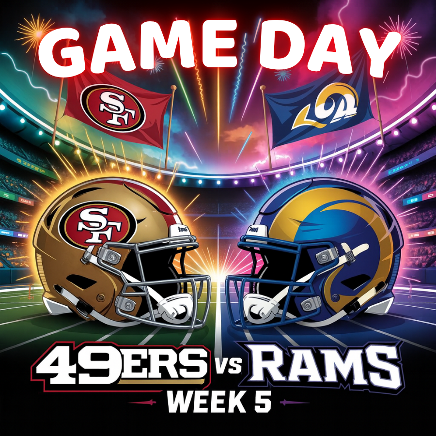 GAME DAY - How to Watch 49ers vs. Rams in Week 5: TV, Streaming, Kickoff Info