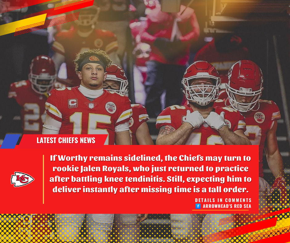 🚨 Chiefs Suffer Major Xavier Worthy Setback Ahead of Giants Primetime Showdown