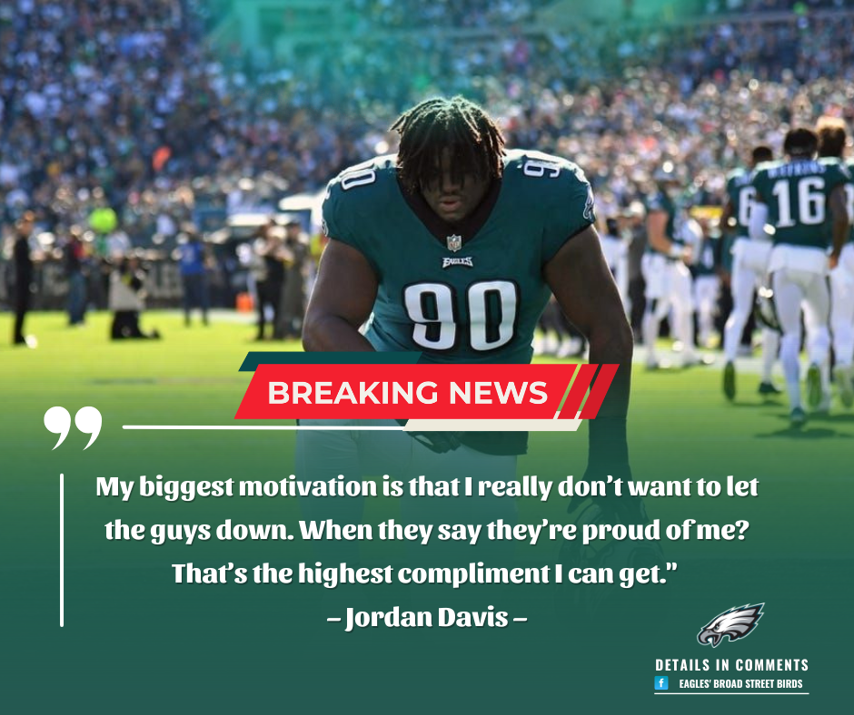 Jordan Davis Shines as Eagles’ Locker Room Hero: Breakout Star Ignites Philly’s D-Line!