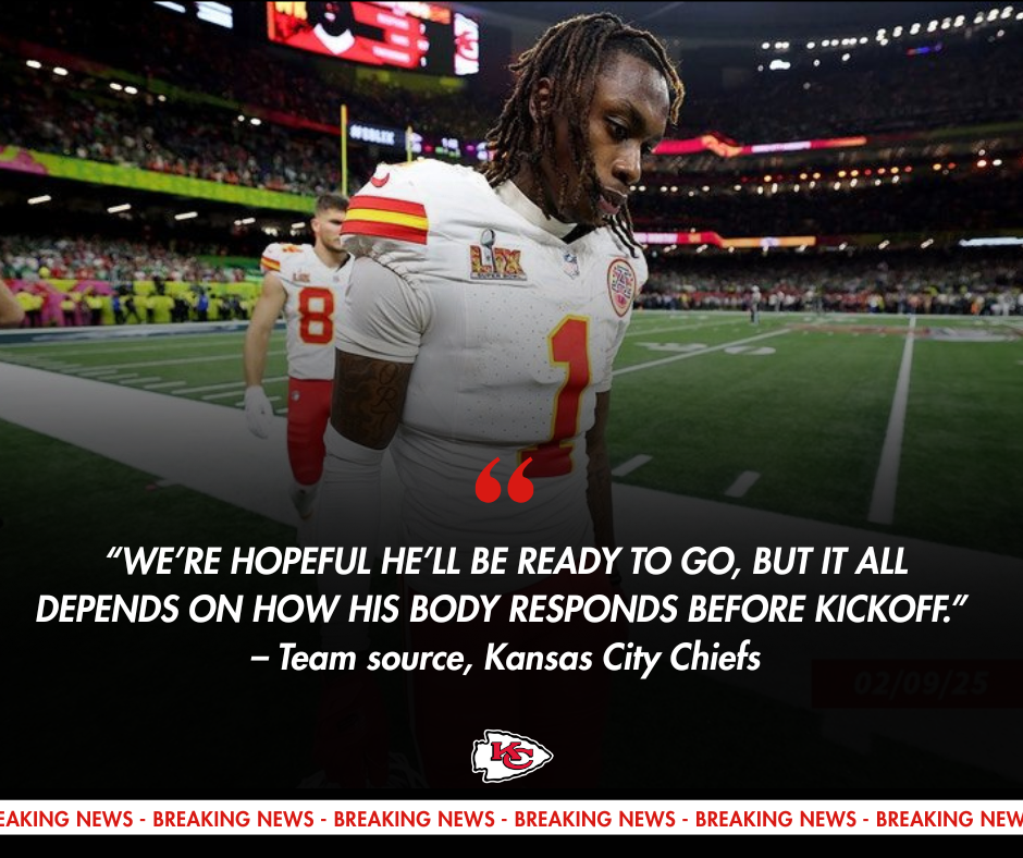 Chiefs Concerned as Xavier Worthy Injured Ahead of Key Jaguars Clash