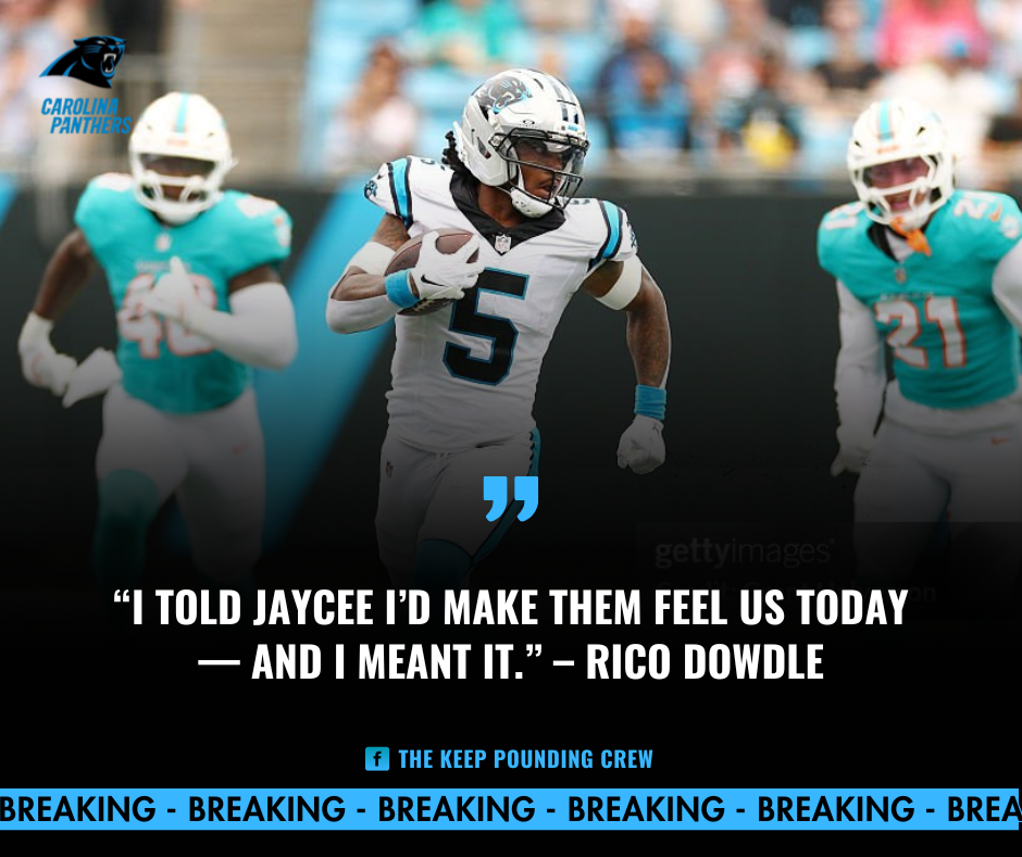 Rico Dowdle Stuns Dolphins After Bold Promise to Jaycee Horn