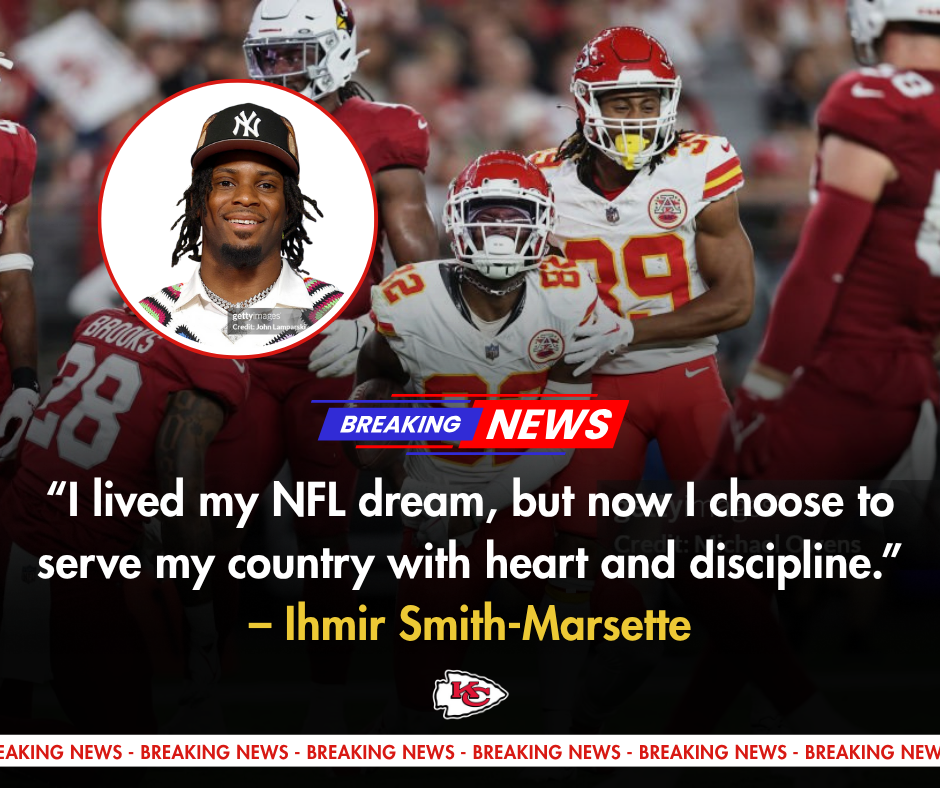 Chiefs Rookie Retires to Join the Military and Serve His Country