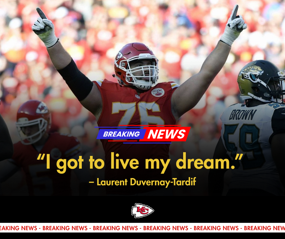 Former Chiefs Guard Laurent Duvernay-Tardif Retires After Breaking His Neck in Staircase Fall – Says “I Got to Live My Dream”