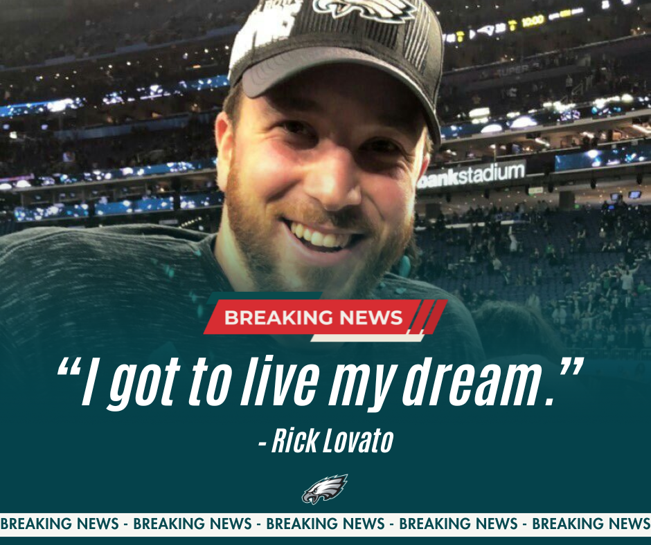 Former Eagles Player Rick Lovato Retires After Breaking His Neck in Staircase Fall – Says “I Got to Live My Dream”