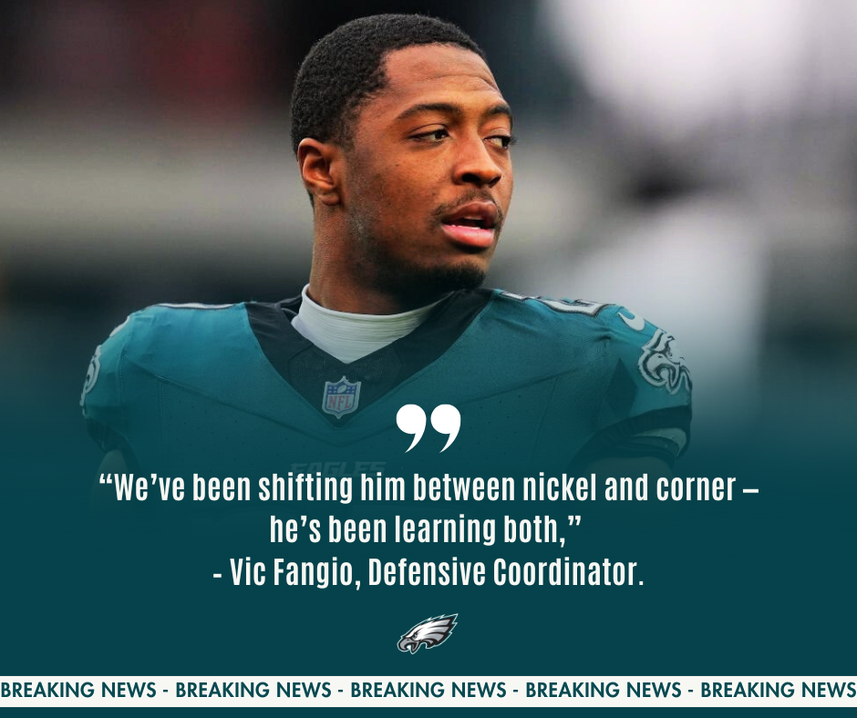 Eagles Turn To Rookie As Star Defender Faces Uncertain Injury Status