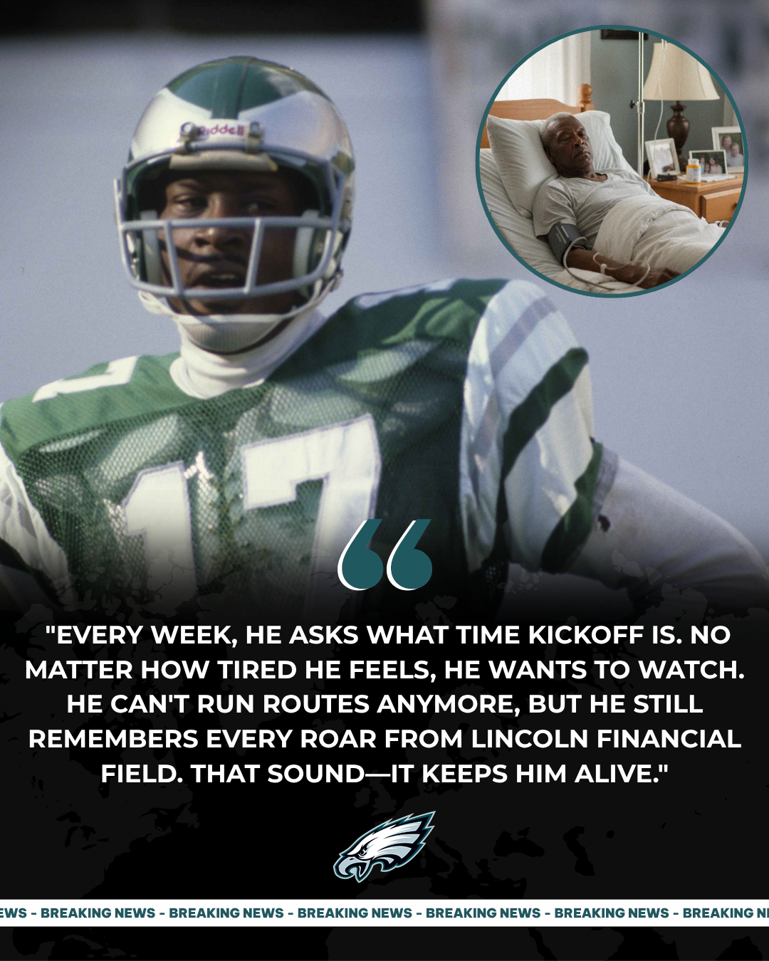 Eagles Legend Harold Carmichael Battles After Stroke But Never Misses a Game – Family Shares His Undying Love for Philadelphia