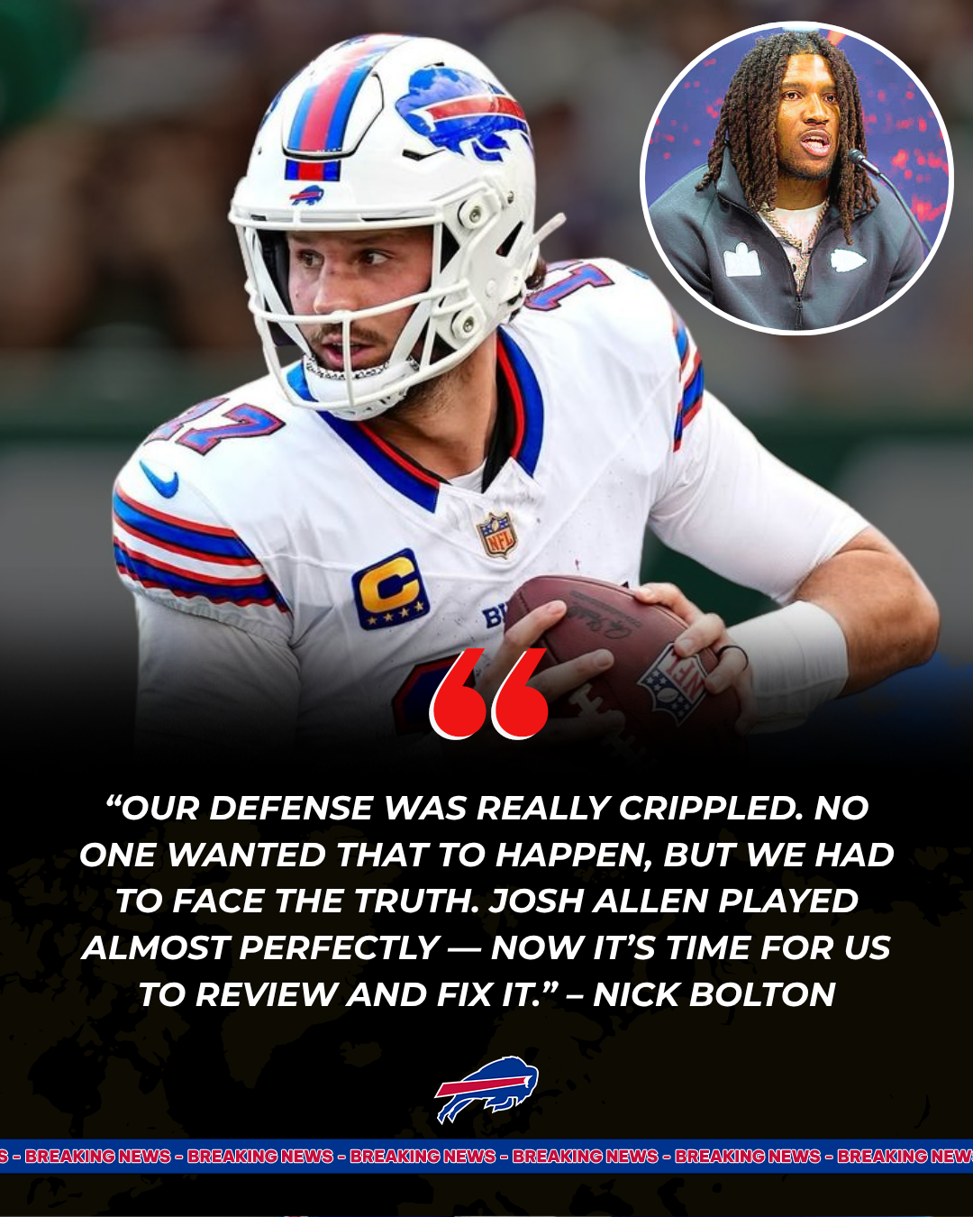 The Chiefs’ Defensive Leader’s Bitter Confession After the Loss to the Bills