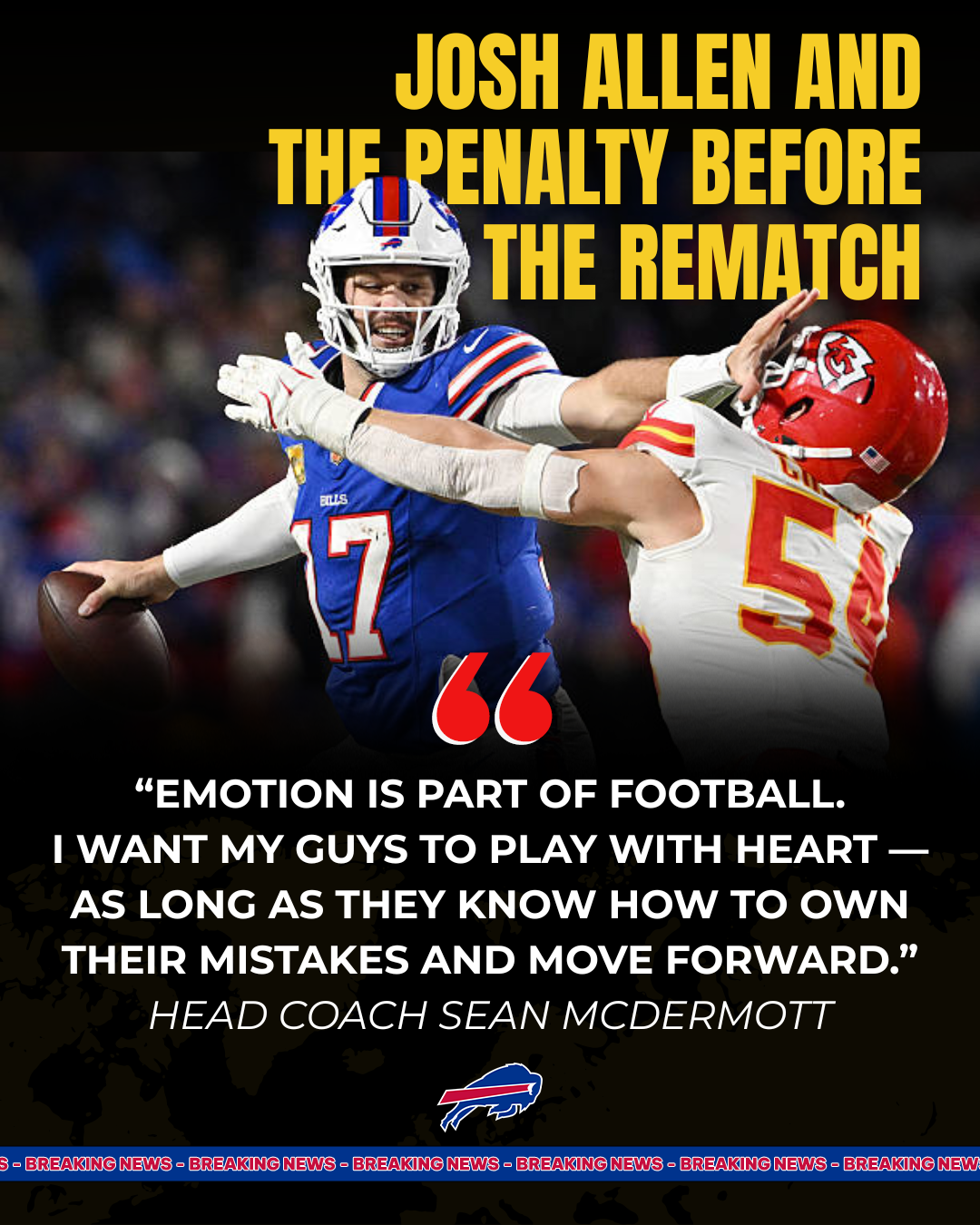 SHOCK: NFL Fines Josh Allen and 3 Buffalo Bills Teammates for “Unsportsmanlike and Violent Conduct” Ahead of Rematch vs. Dolphins