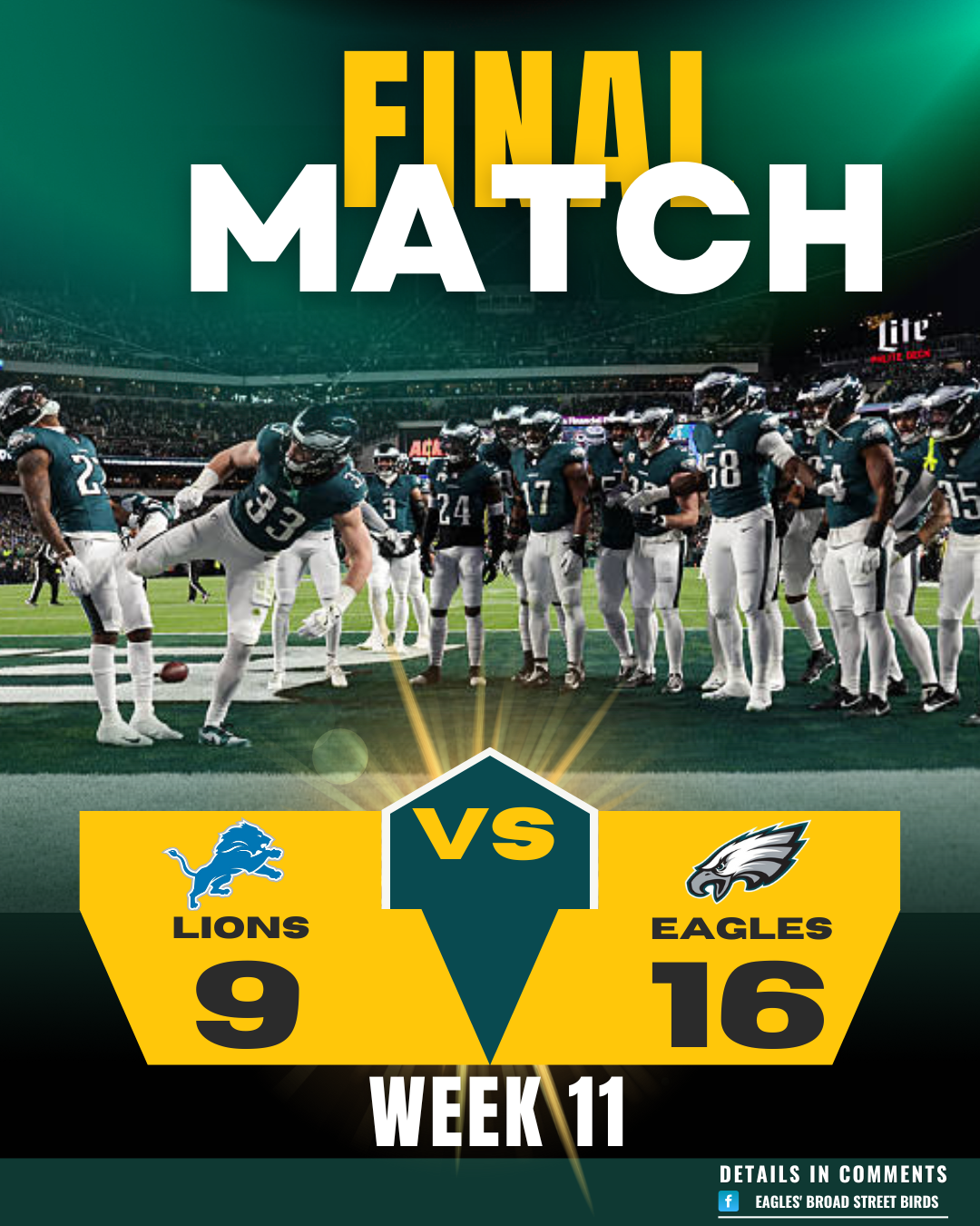 3 Key Takeaways from the Eagles Hard Fought Win Over the Lions