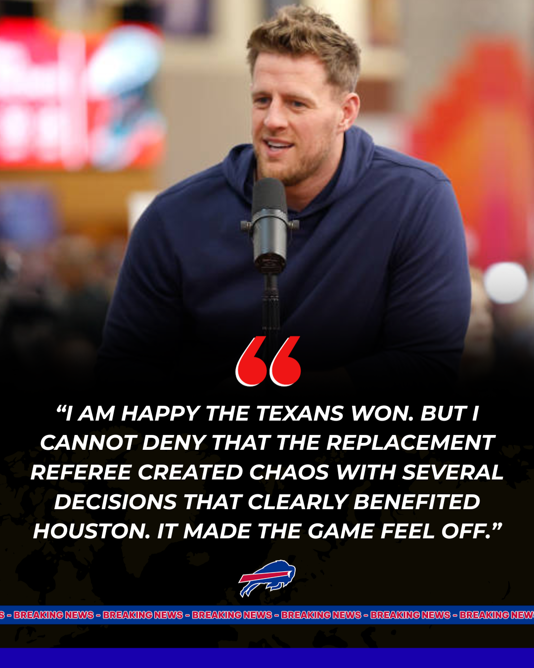 Texans legend calls out replacement referee after Bills vs Texans
