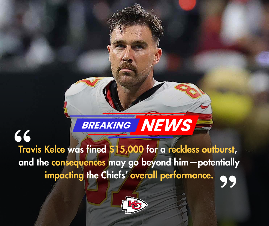 Travis Kelce Fined $15,000 for “Obscene Gesture”: Is the Chiefs Star Crumbling Under Pressure?