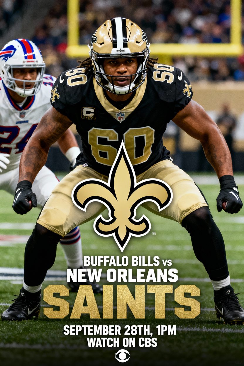 New Orleans Saints vs Buffalo Bills: Fireworks Await on September 28th