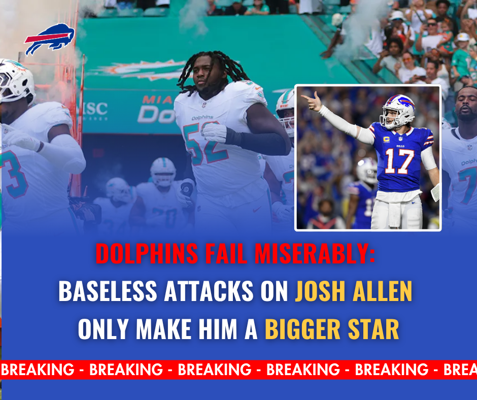 Dolphins’ Baseless Accusations Backfire: Josh Allen’s Image Shines Brighter Than Ever