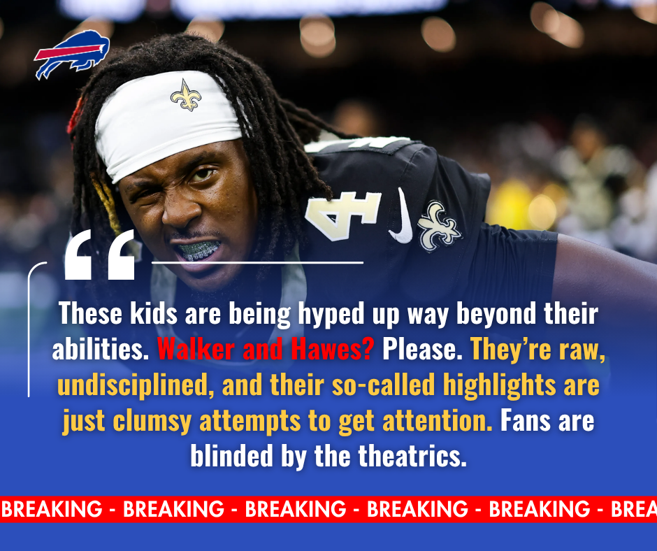 Drama Explodes: Saints Blast Bills’ Young Stars Walker and Hawes — Fans Outraged Over “Disrespect”