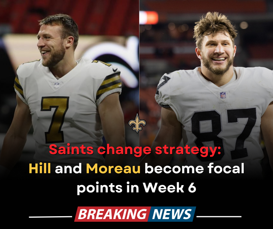 Taysom Hill & Foster Moreau: The Hidden Weapons Behind Saints’ Week 6 Comeback