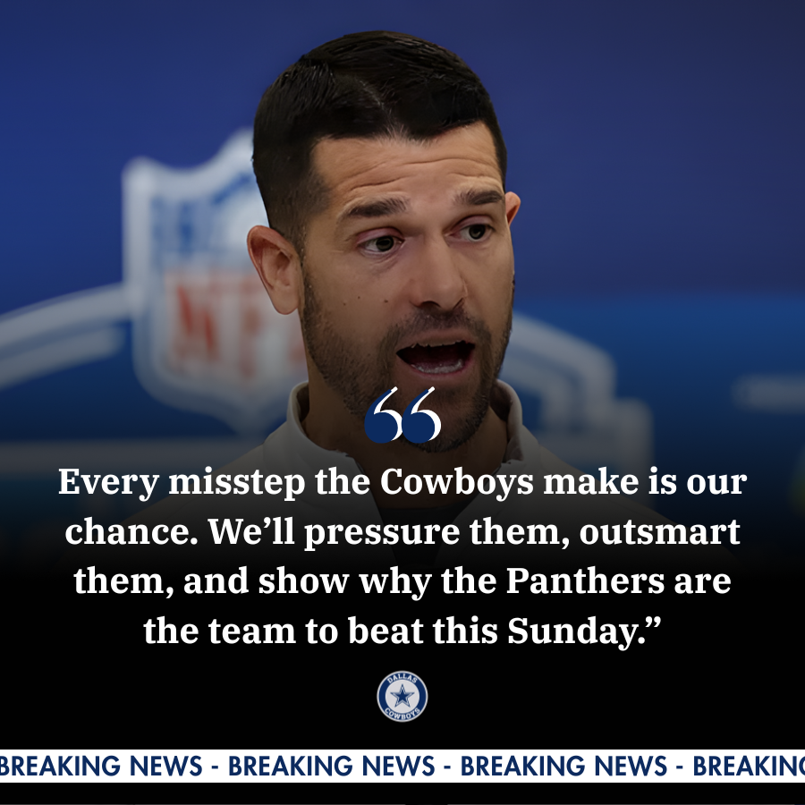 Panthers’ Head Coach Dave Canales Targets Dallas Cowboys Ahead of 12/10 Matchup