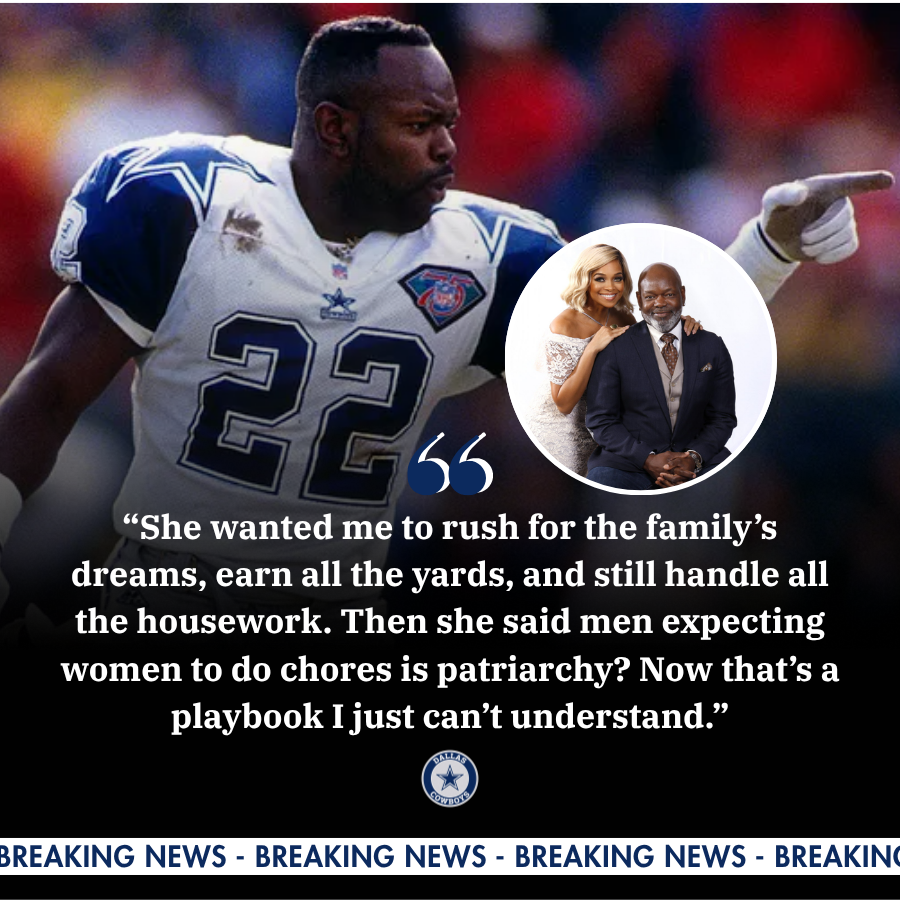 Emmitt Smith Opens Up About the Pressures of Being “the Man of the House” in Modern Times