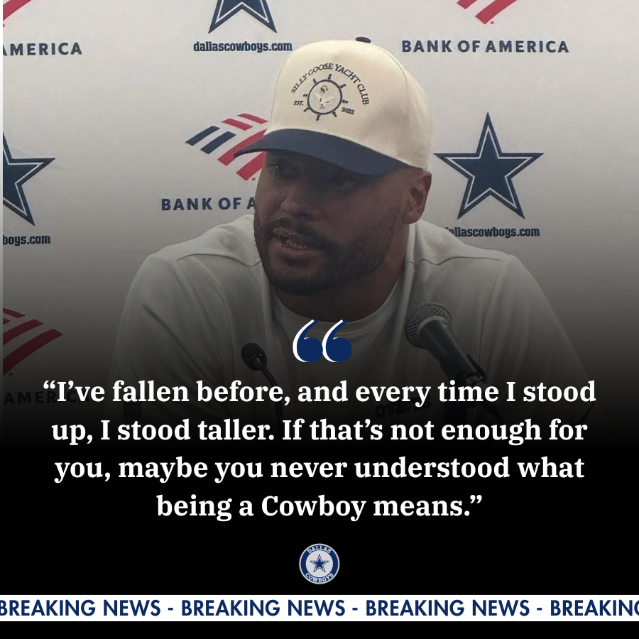 Dak Prescott Fires Back After Panthers Loss: “I Gave It My All!” — Cowboys Fans Split in a War of Words