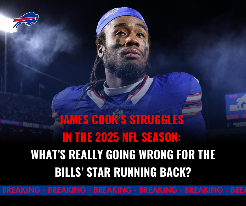 James Cook’s Struggles in the 2025 NFL Season: What’s Really Going Wrong for the Bills’ Star Running Back?