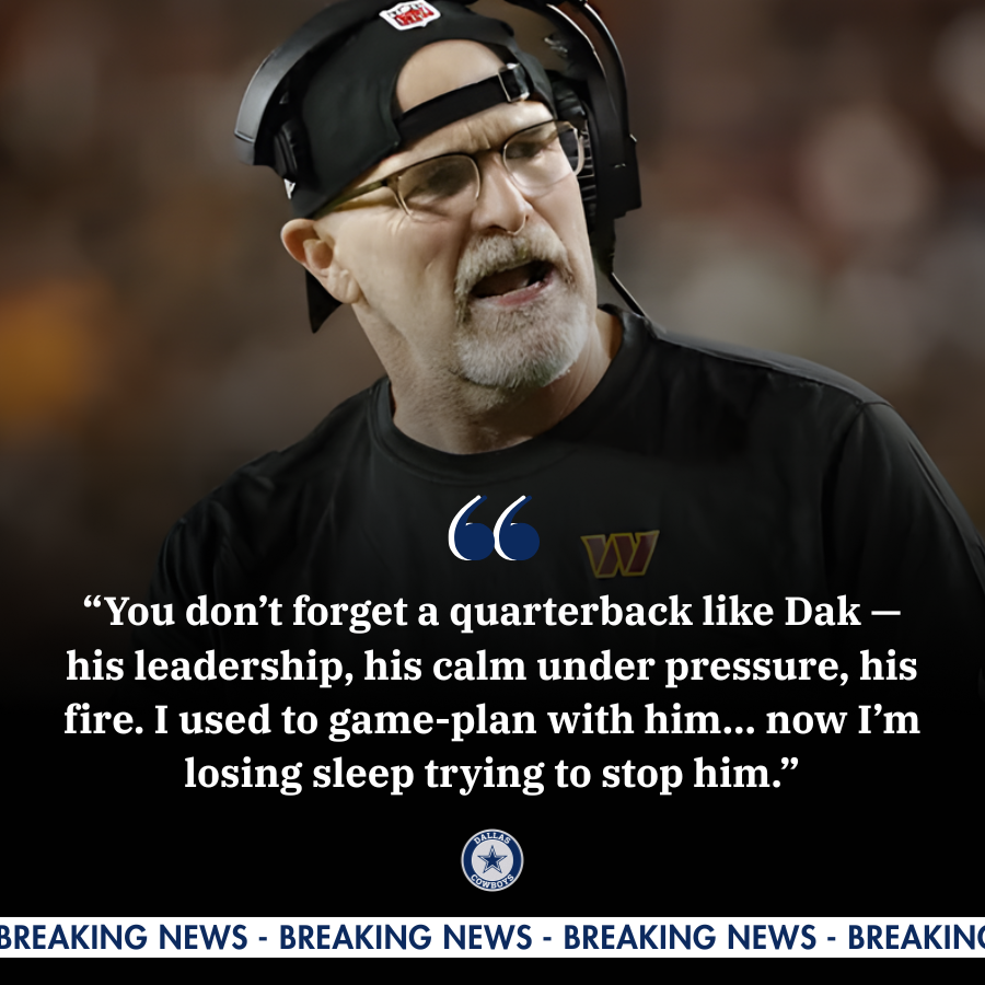 BREAKING NEWS: Washington Commanders coach admits to losing sleep over Dak Prescott