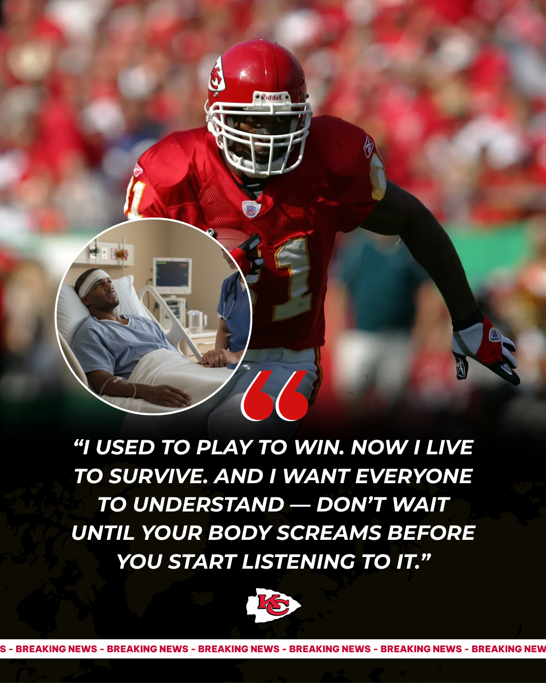 Chiefs’ Legendary Running Back Shocked After Being Diagnosed with End-Stage Kidney Disease – Reveals 4 Deadly Habits That Fans Realize They All Have