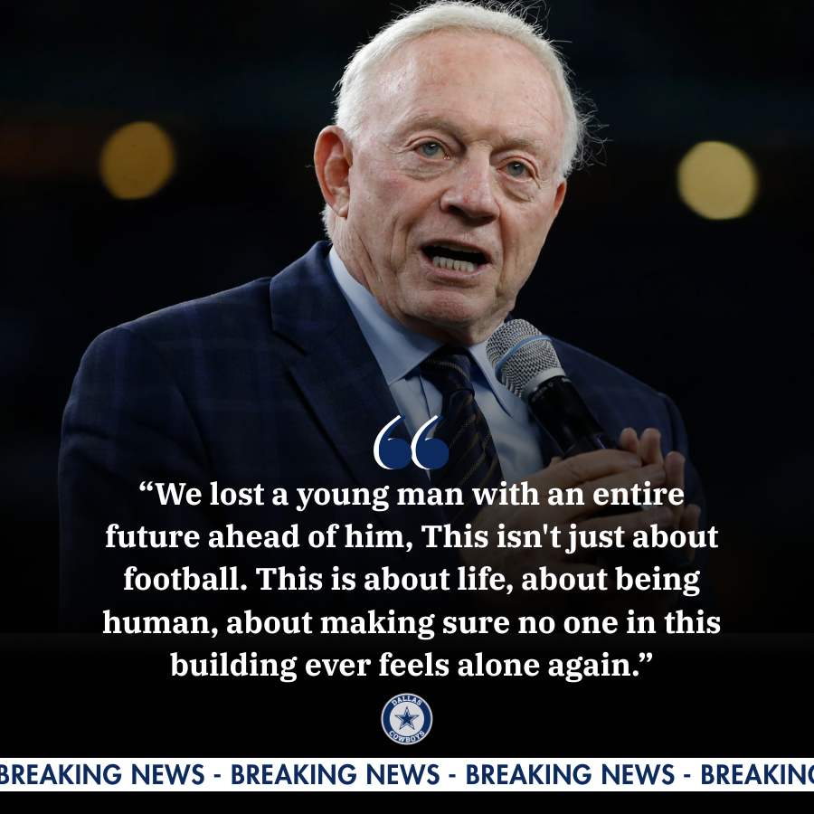 Cowboys owner Jerry Jones announces Comprehensive Mental Health Initiative following the passing of 24-year-old Marshawn Kneeland