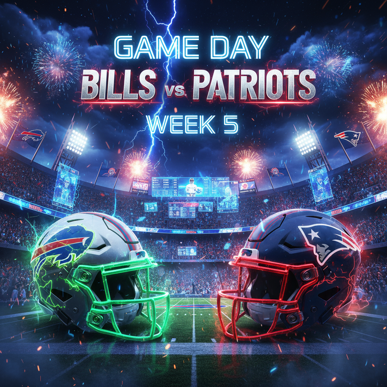 💙❤️ BILLS MAFIA, IT’S GAME TIME! UNDEFEATED STREAK ON THE LINE AS BUFFALO FACES THE PATRIOTS! 🏈🔥