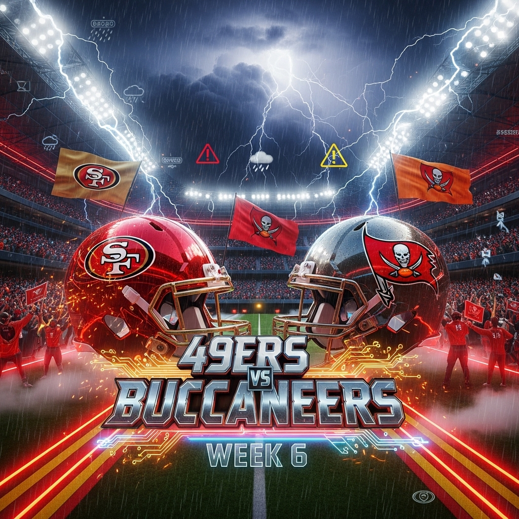 📺 How to Watch: 49ers vs Buccaneers — Week 6