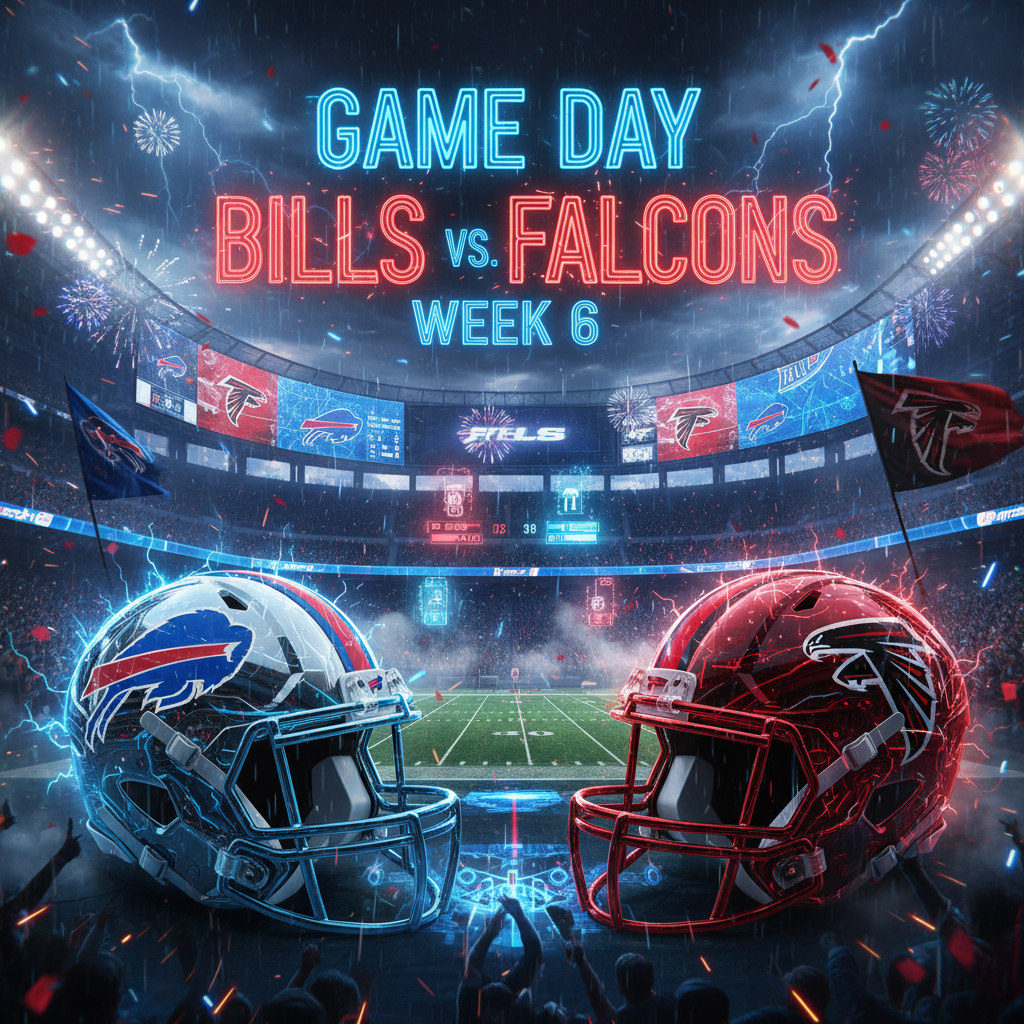 🚨 KICKOFF ALERT: Bills vs Falcons — Josh Allen Takes Over Mercedes-Benz Stadium for a Sunday Showdown! 🔥🏈