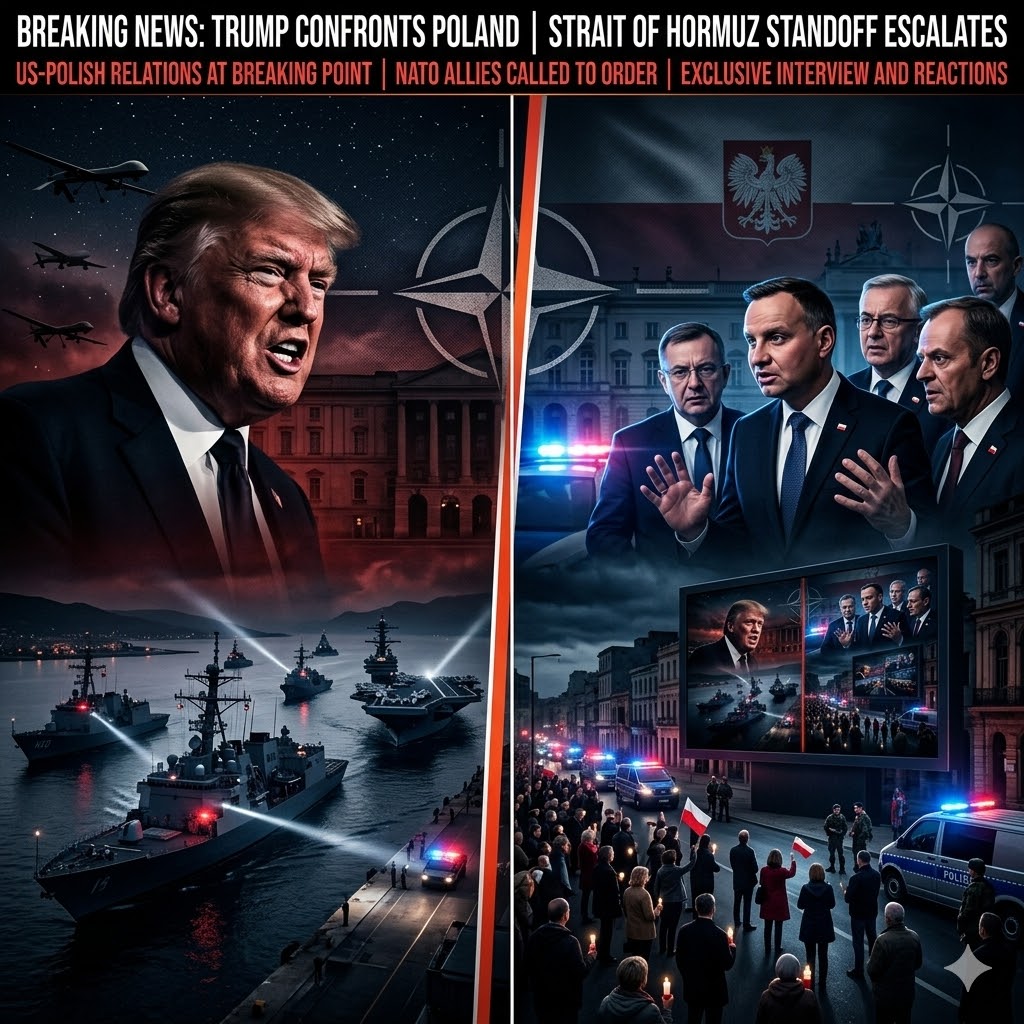 NATO Rift Erupts: Poland Slams Trump Over Hormuz Military Push