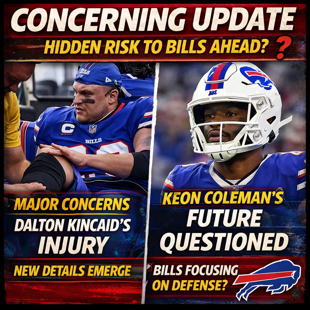 CONCERNING UPDATE: What the Bills Aren’t Saying About Dalton Kincaid’s Injury Could Change Everything – Keon Coleman’s Future Also Under the Spotlight