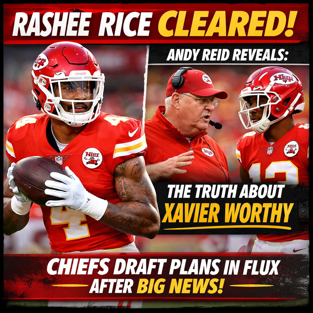 BREAKING: Rashee Rice Cleared as Chiefs Rework Offensive Outlook – Andy Reid Reveals Truth Behind Xavier Worthy’s Quiet Rookie Year