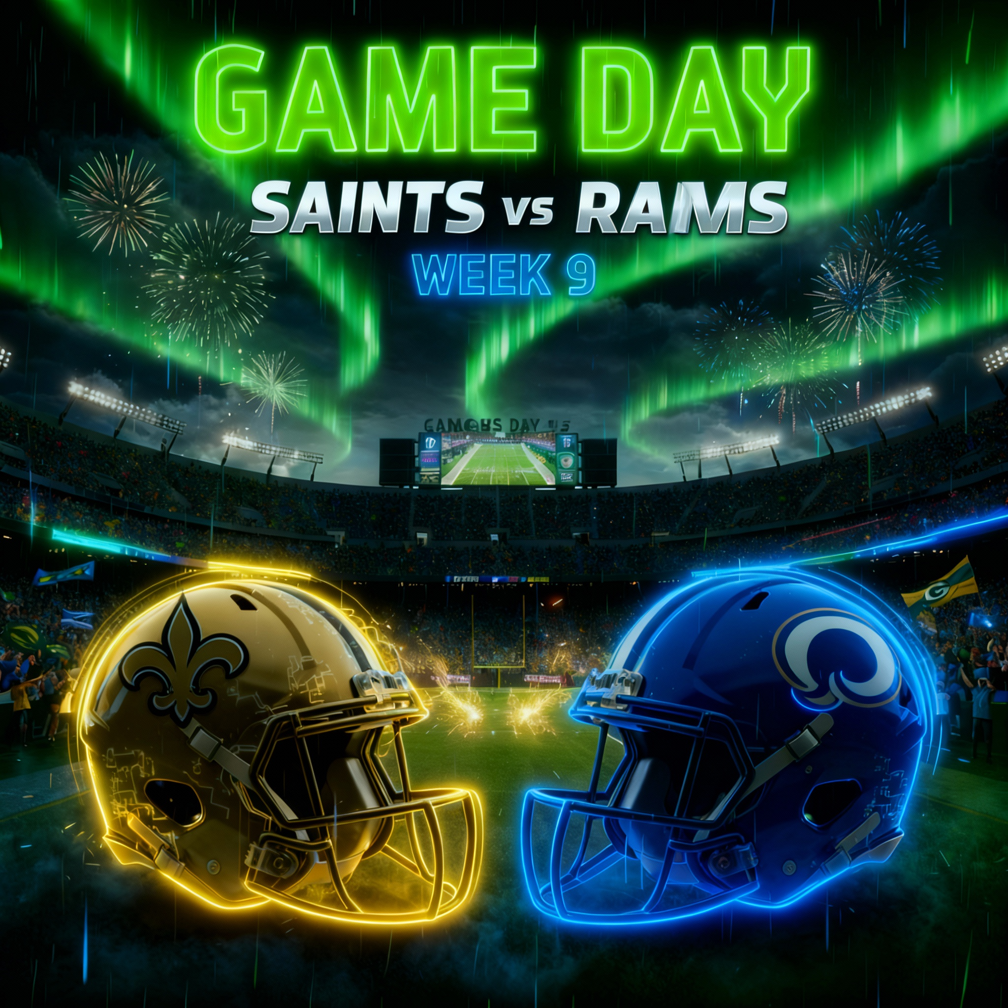 WEEK 9 GAME PREVIEW: NEW ORLEANS SAINTS VS LOS ANGELES RAMS