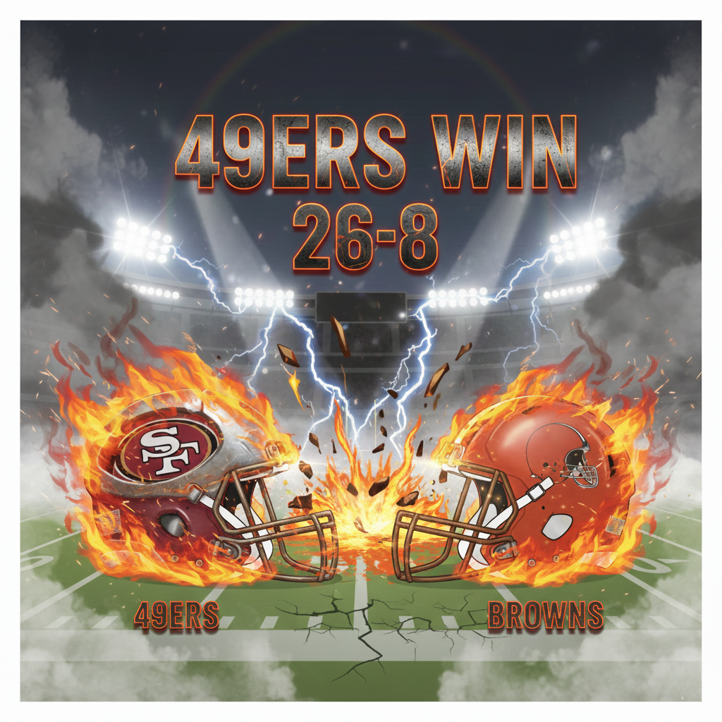 49ERS 26 – 8 BROWNS: Defense Dominates, Purdy Bounces Back, McCaffrey Delivers Again