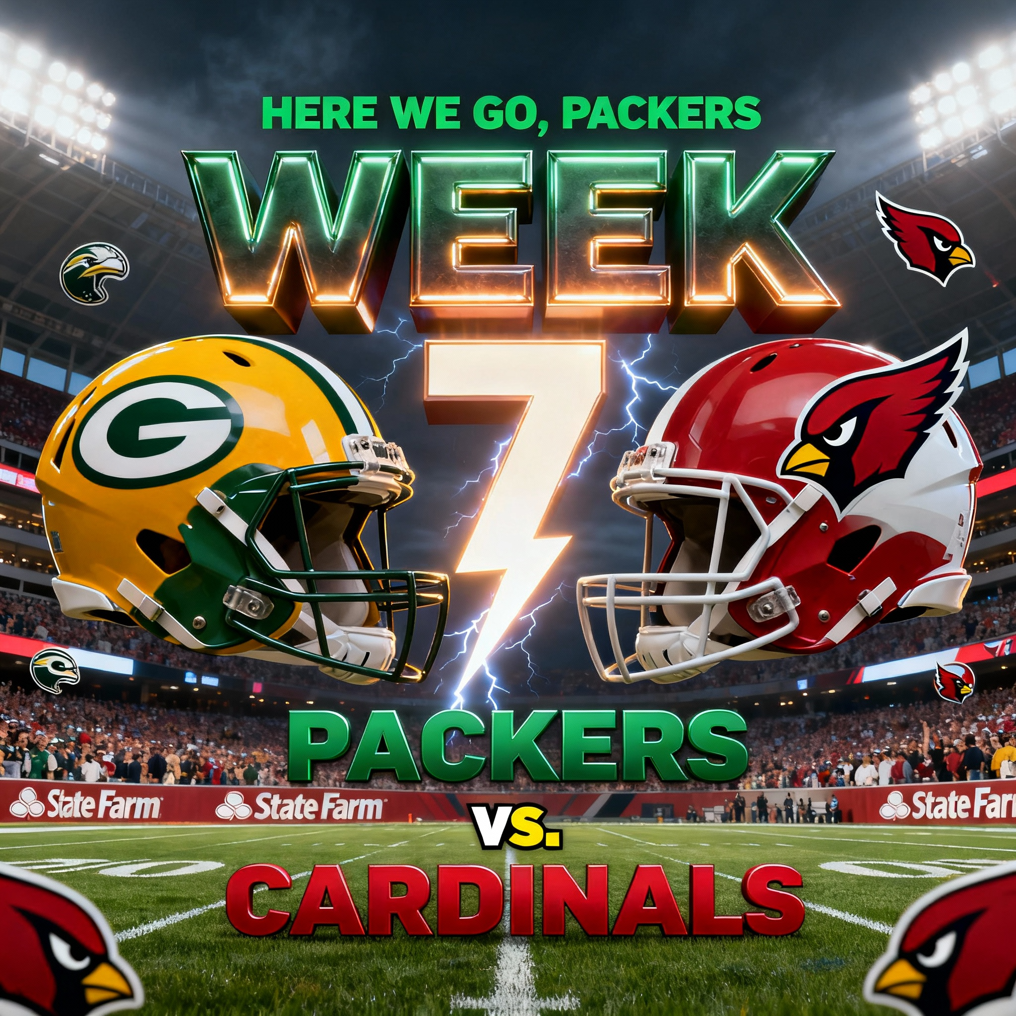 Packers vs. Cardinals – NFL Week 7 2025: Explosive Showdown Under the Desert Sun!