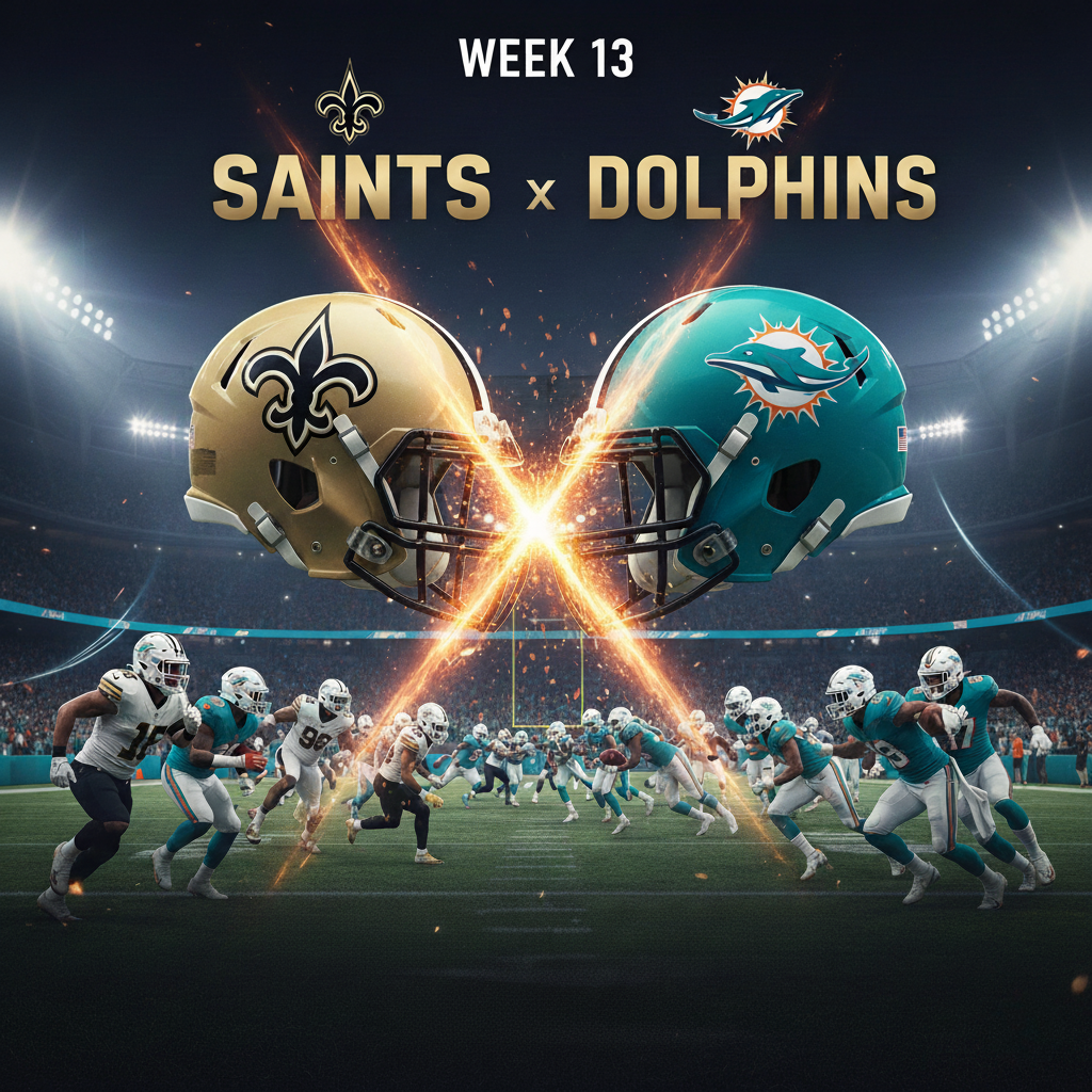 EVERYTHING SAINTS FANS NEED TO KNOW ABOUT SAINTS VS DOLPHINS – WEEK 13 NFL 2025