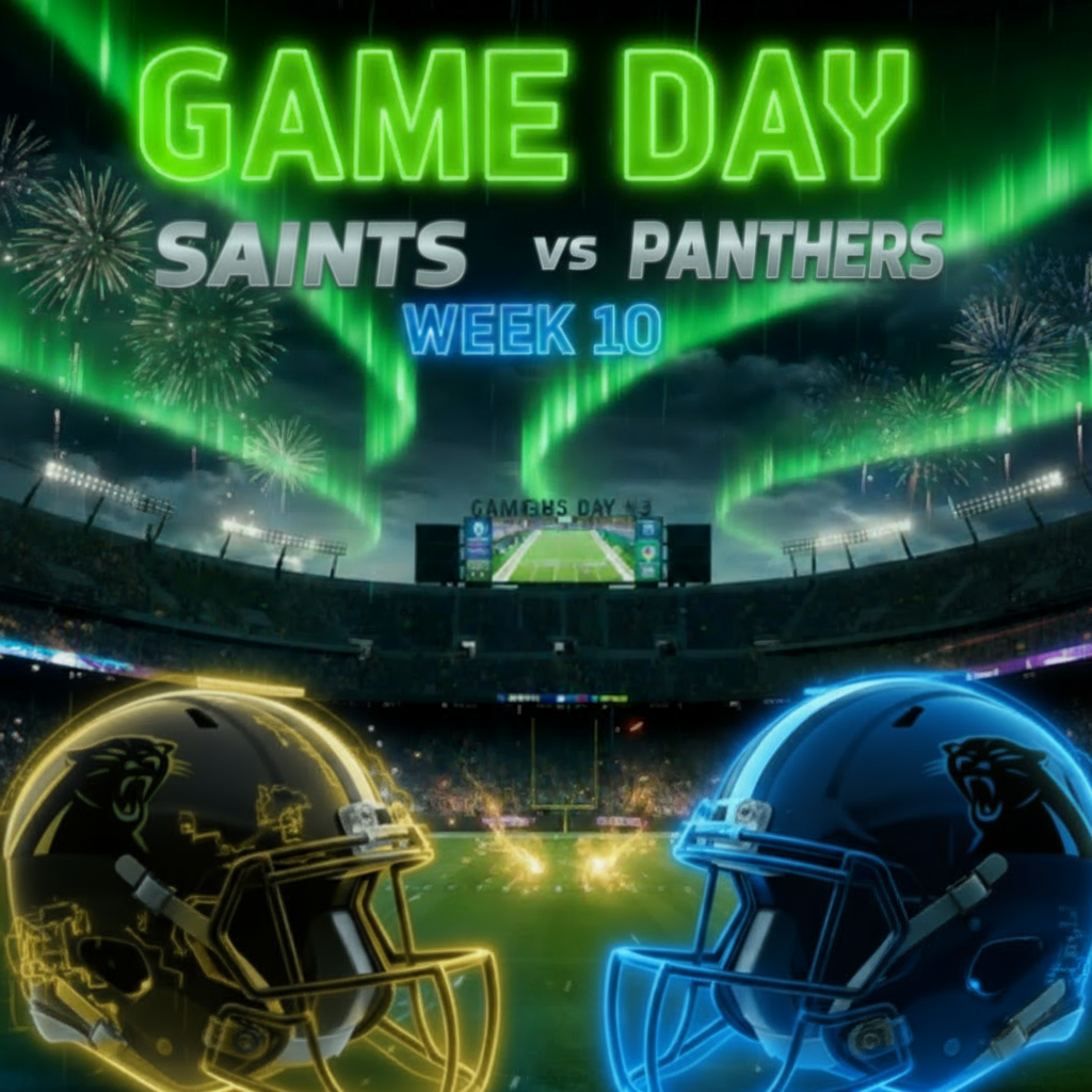 ⚜️ Everything Saints Fans Need to Know: Saints vs Panthers – NFL Week 10, 2025
