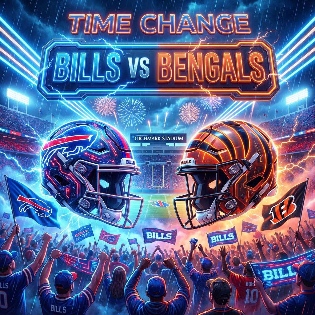 Official Time Change for Bills vs Bengals Week 14 as Buffalo Bills Announce Major Stadium Construction Update
