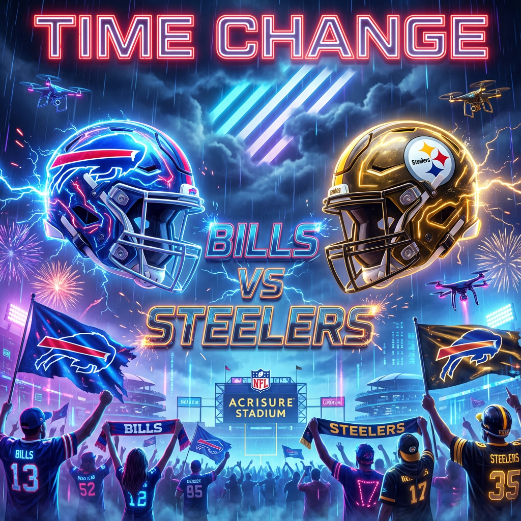 Time Change In Week 13: Bills vs Steelers Adjusts Around A White Thanksgiving Storm