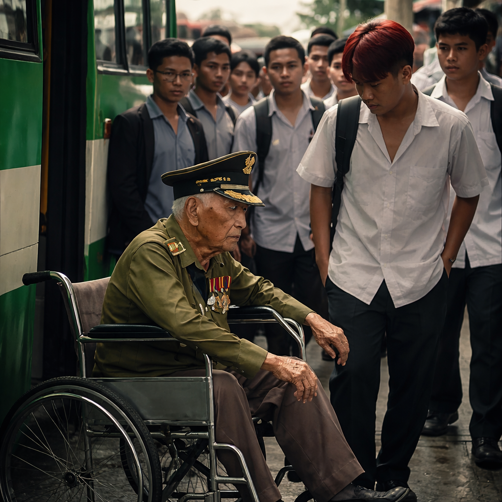 103A Sinipa Niya ang Matandang Naka-Wheelchair… Hindi Niya Alam Isa Siyang Bayani ng Bansa
