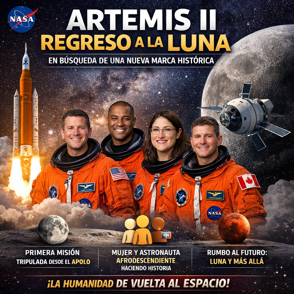 🚀 Artemis II: La humanidad regresa al camino hacia la Luna y busca dejar una nueva marca histórica